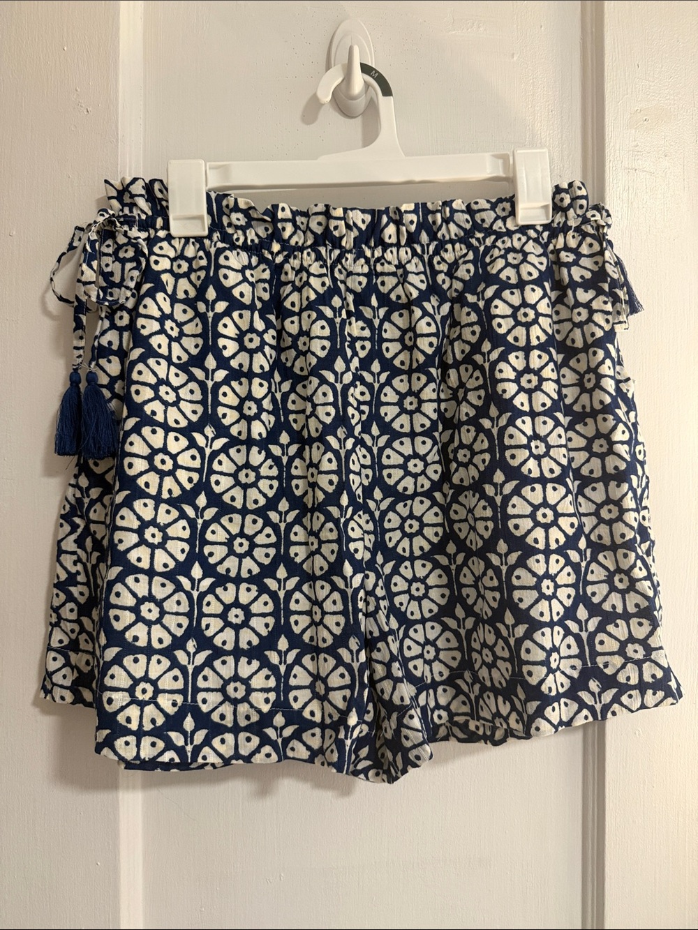 Roller Rabbit for target Navy & White Tassel Drawstring Shorts